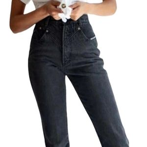 NWT Rockies high waisted mom 90s y2k jeans Vintage deadstock in jet black